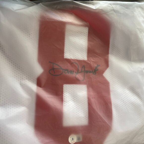 DANIEL JONES NEW YORK GIANTS AUTOGRAPHED SIGNED JERSEY WITH BECKETT COA - Picture 3 of 3